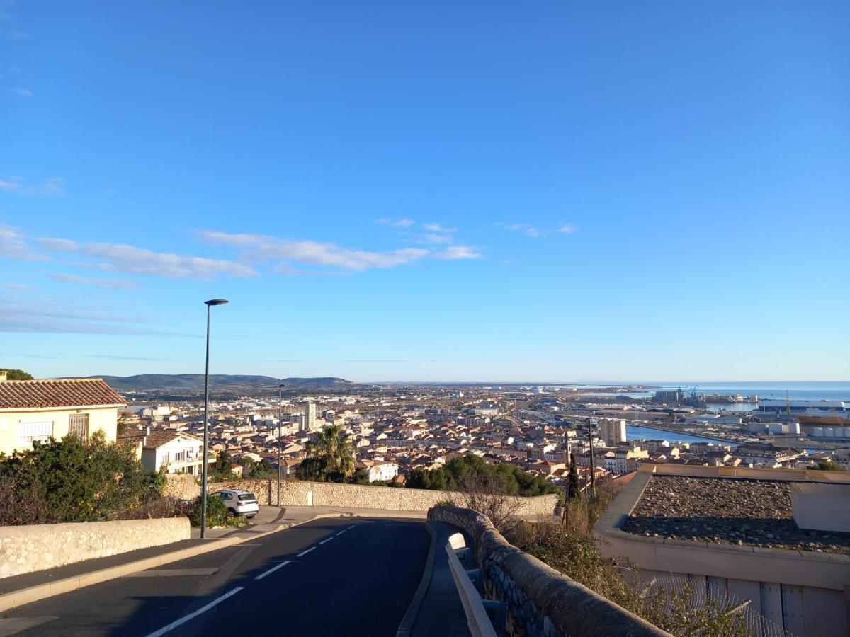 Chambre D'Hote - Vue Mer Au Mont Saint-Clair Sète Exteriör bild