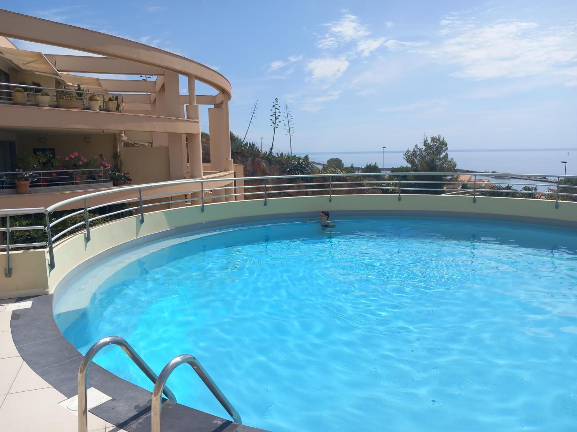 Chambre D'Hote - Vue Mer Au Mont Saint-Clair Sète Exteriör bild
